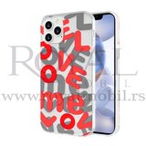  futrola pvc love za iphone 12 pro max (6.7) crvena Cene