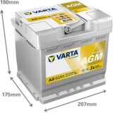 Akumulator VARTA Silver Dynamic AGM 12V 50Ah 540A (A9) | Eponuda.ba