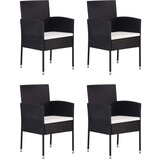  5-dijelni vrtni blagovaonski set crni | shoptok.hr