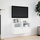  Zidni TV ormarići s LED svjetlima 2 kom bijeli 41 x 31 x 45 cm | Eponuda.ba