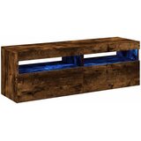 TV ormarići 2 kom s LED svjetlima boja hrasta 60 x 35 x 40 cm | Eponuda.ba