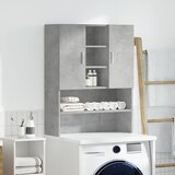 Ormarić za perilicu rublja siva boja betona 70,5 x 25,5 x 90 cm | shoptok.hr