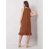 FANCY Dress-FA-SK-7086.08P-light brown | Shoptok.si