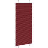  Plisirana zavjesa Bordo crvena 85x200 cm Širina tkanine 84,4 cm Poliester | Shoptok.si