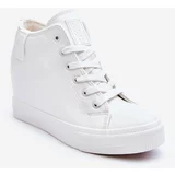 Big Star Women's Leather Sneakers on the MM274002 Women's Sneakers White