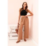 Kesi Włoski Wide-leg pants dark camel | ePonuda.com