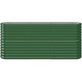  Povišena vrtna gredica od čelika 152 x 40 x 68 cm zelena | shoptok.hr