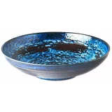 MIJ Modra keramična posoda Copper Swirl, ø 28 cm