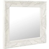 vidaXL Zidno ogledalo u baroknom stilu 50 x 50 cm bijelo | shoptok.hr