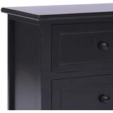 TV ormarić crni 108 x 30 x 40 cm od masivnog drva paulovnije | Eponuda.com