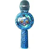 Popsing LED brezžični karaoke mikrofon Derpy modre barve za PC & mobilne telefone OTL