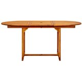  Vrtni blagovaonski stol (120-170) x 80 x 75 cm od drva bagrema | Eponuda.com