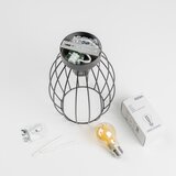  LED plafonsko svetlo 1xE27/6,5W/230V crno | Eponuda.com
