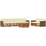  Set vanjskih sofa 7 kom. Prirodna i krem | shoptok.hr