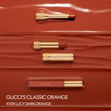 Gucci Beauty Rouge à Lèvres Matte Lipstick matirajoča šminka odtenek 308 Lucy Dark Orange 3.5 g | Shoptok.si