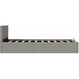  Hidraulični okvir za krevet od tkanine svjetlosivi 100 x 200 cm | Eponuda.com
