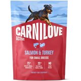 Carnilove Dog Active Adult Mini, briketi - losos in puran 1,5 kg | Shoptok.si
