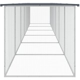  Kavez za kokoši s krovom antracit 603x98x90 cm pocinčani čelik | shoptok.hr