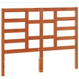 vidaXL Vzglavje voščeno rjava 135 cm trdna borovina | Shoptok.si