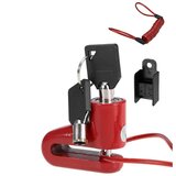 INF Zavorna ključavnica za Xiaomi Mijia M365 električni skuter Rdeča, (21258163) | Shoptok.si