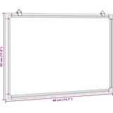  Magnetna ploča bijela 40 x 30 x 1,7 cm aluminijska | shoptok.hr