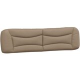  Posteljni okvir z vzglavjem kapučino 200x200 cm umetno usnje, (21081697) | Shoptok.si