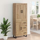  Visok predalnik Umetni hrast 69,5 x 34 x 180 cm Konstruiran les, (5000108597) | Shoptok.si
