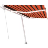 Tenda na ručno uvlačenje LED 450 x 300 cm narančasto-smeđa | shoptok.hr