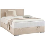 CARRYHOME POSTELJA Z VZMETNICO 140 cm x 200 cm , tekstil bež | Shoptok.si