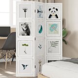 vidaXL Paravan 3-delni bel trden les pavlovnije | Shoptok.si