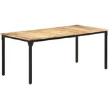 vidaXL Blagovaonski stol 180 x 90 x 76 cm od grubog drva manga | shoptok.hr