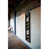 Light & Living Črno stensko kovinsko držalo za vino število steklenic 8 36x160x6 cm Malbeo – | Shoptok.si