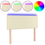  Uzglavlje krem 100 x 5 x 78/88 cm od umjetne kože | shoptok.hr