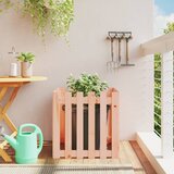 Maison Chic Vrtno korito - Greda - Cvetlični Lonec z ograjico 60x60x60 cm trden les douglas, (21790153) | Shoptok.si