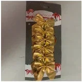 Mašna Božićna zlatna 8 cm 6/1
