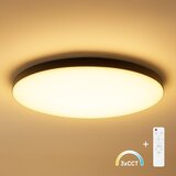  LED prigušiva stropna lampa SIENA LED/80W/230V 3000-6000K prečnik 75cm crna+DO | Eponuda.com