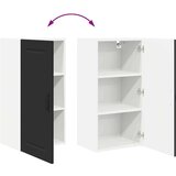  Zidni kuhinjski ormarić Crna 40 x 31 x 80 cm Konstruirano drvo | shoptok.hr