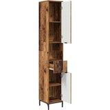 vidaXL Visoki ormarić za kupaonicu Staro drvo 31.5 x 33 x 190 cm | shoptok.hr