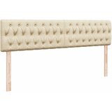  Otomanski okvir kreveta s madracima krem 200x200cm od tkanine | shoptok.hr