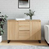  Komoda boja hrasta sonome 101,5x35x70 cm od konstruiranog drva | shoptok.hr