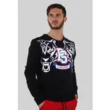 Philipp Plein Sport Puloverji - fips213 Črna