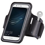 HURTEL Tekaški trak, trak za telefon, pametni telefon 6 inčev, črn, (21969594) | Shoptok.si