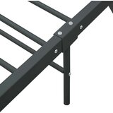  Za krevet sivi metalni 100 x 200 cm | shoptok.hr