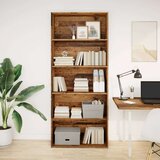 vidaXL Ormarić za knjige boja drva 80 x 30 x 189 cm konstruirano drvo | shoptok.hr