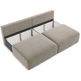 Makamii Bež sklopiva/s prostorom za odlaganje sofa 216 cm Kalena – | shoptok.hr
