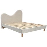 Bobochic Paris Bež podstavljeni tapecirani bračni krevet s podnicom 180x200 cm Celina – | shoptok.hr
