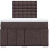  Krevet s oprugama i madracem tamnosmeđi 120 x 200 cm od tkanine | shoptok.hr