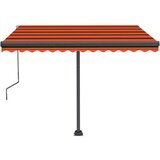  Samostojeća automatska tenda 300 x 250 cm narančasto-smeđa | shoptok.hr