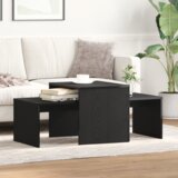  Stolovi za slaganje Crni hrast 100 x 48 x 40 cm | shoptok.hr