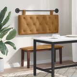  Držeće uzglavlje Zidne Smeđa 110 x 55 x 7 cm Baršun - Smeđa 100 cm bez LED | shoptok.hr